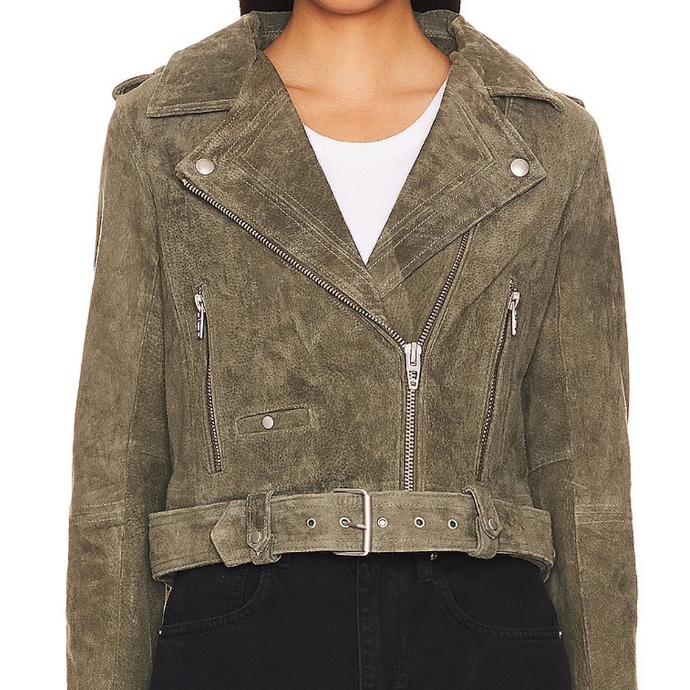 Suede high quality bomber jacket